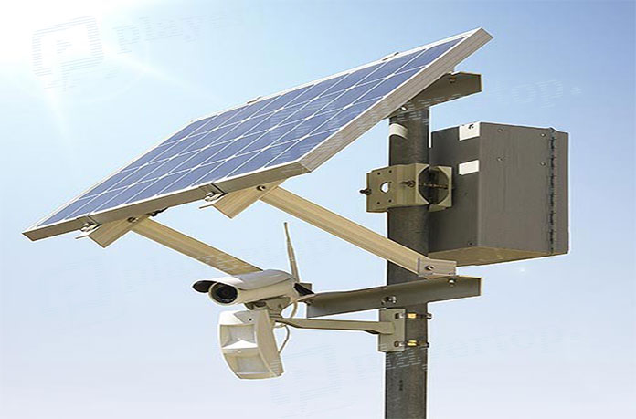 camera de surveillance autonome solaire